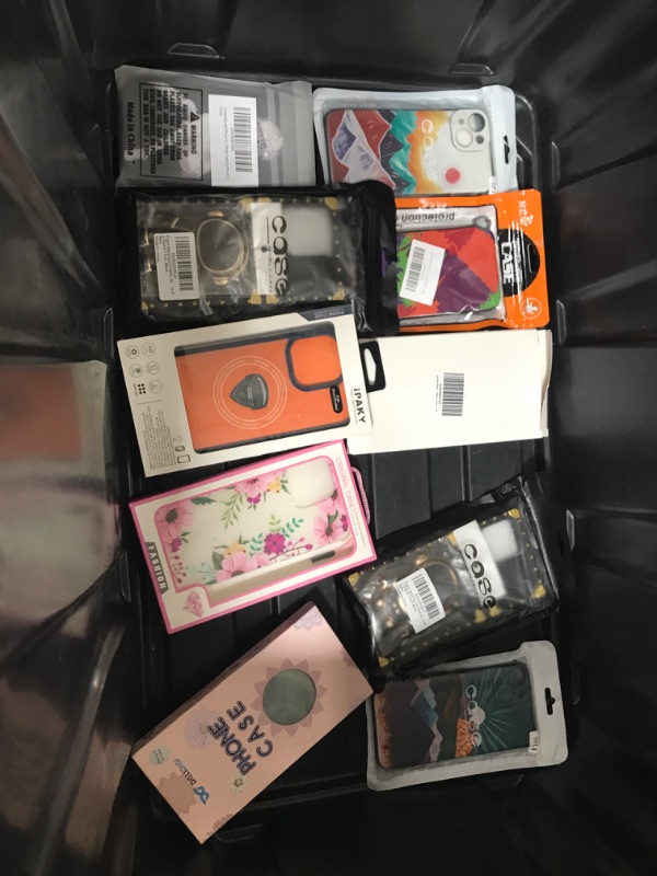 Photo 1 of 10 assorted phone cases - iphone and android