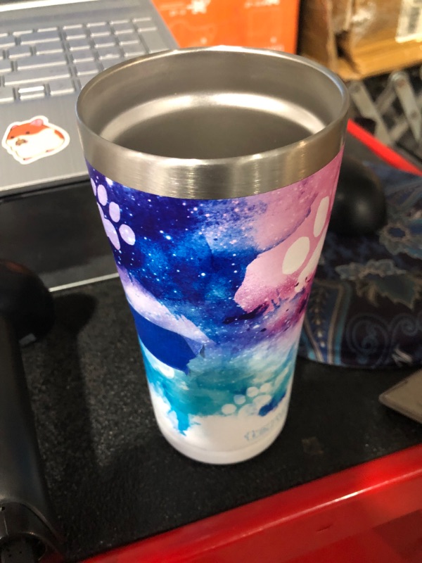 Photo 2 of [READ NOTES]
Tervis Paw Prints Triple Walled Insulated Tumbler Travel Cup Keeps Drinks Cold & Hot, 20oz Legacy, Stainless Steel Stainless Steel 20oz Legacy