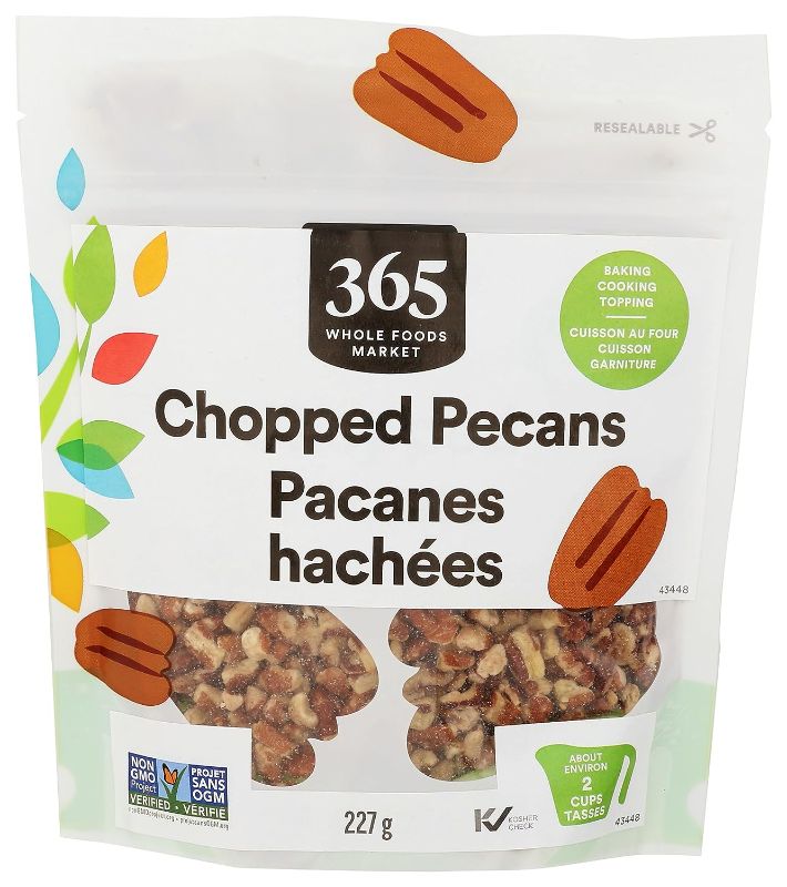 Photo 1 of 365 by Whole Foods Market, Chopped Pecans, 8 Ounce
