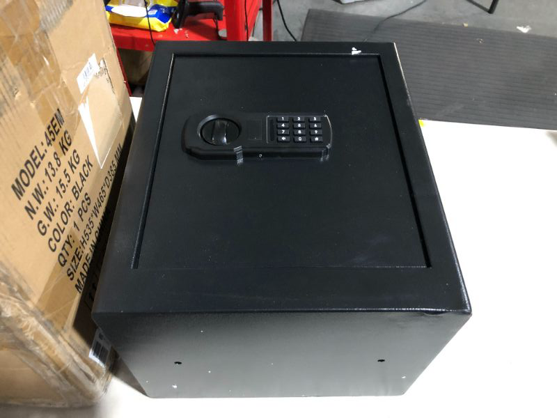 Photo 5 of [2023 NEW] 2.0 Cubic Safe Box Fireproof Waterproof, Large Home Safe with Fireproof A4 Document Bag, Keypad Led Indicator, Silent & Alarm, Combination Lock Box for Money Firearm Medicine Document