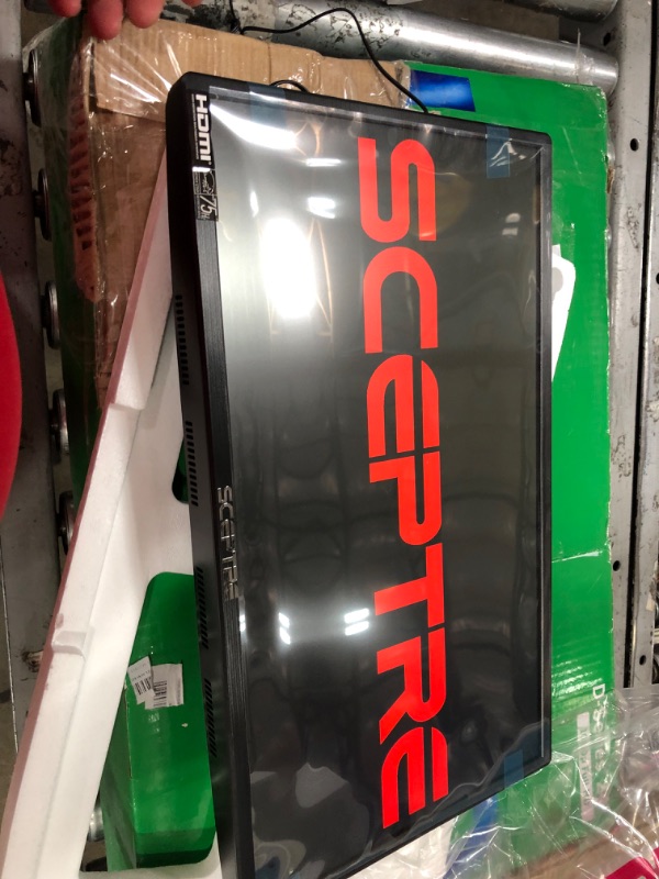 Photo 1 of Sceptre 20 inch LED Monitor 1600 x 900 HD+ 75Hz HDMI VGA Build-in Speakers, 99% sRGB Wall Mount Ready Black 2021 (E205W-16003RTT)
