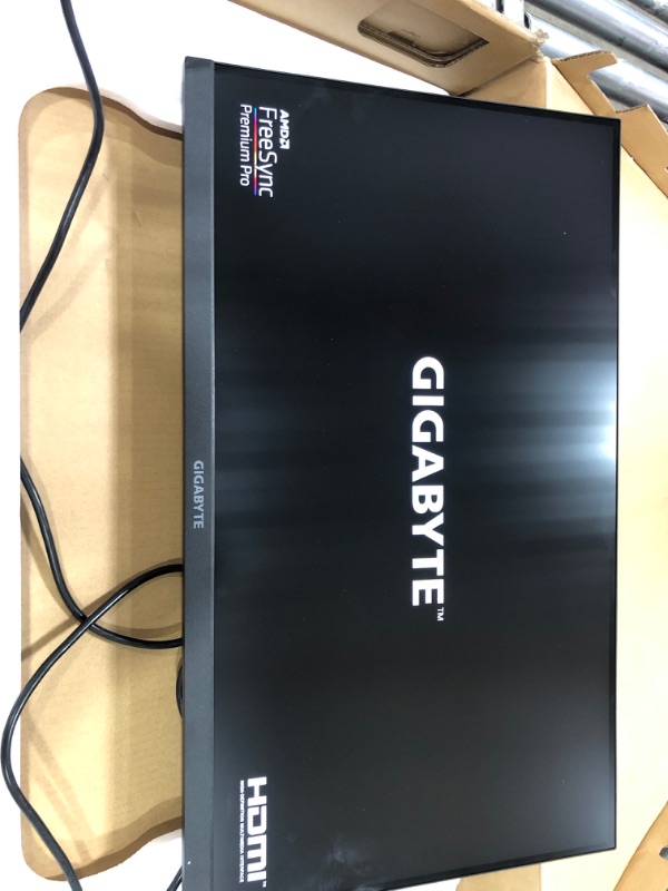 Photo 6 of GIGABYTE M28U 28" 144Hz Gaming Monitor, 3840 x 2160 SS IPS Display, 2ms (MPRT) Response Time, 9?4% DCI-P3, VESA Display HDR400, FreeSync Premium Pro, 1x Display Port 1.4, 2x HDMI 2.1 28 inch Flat|4K|IPS M Series 144Hz