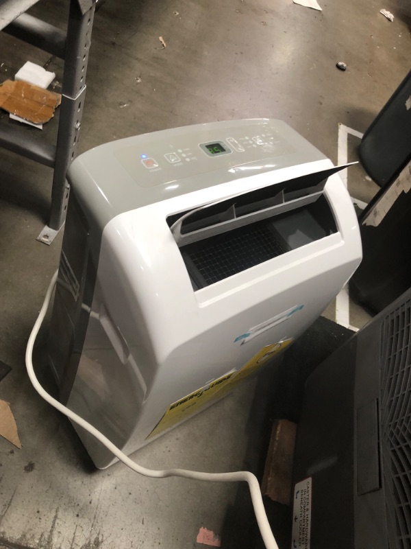 Photo 3 of **USED** Hisense 7000-BTU DOE (115-Volt) White Vented Wi-Fi enabled Portable Air Conditioner with Remote Cools 300-sq ft