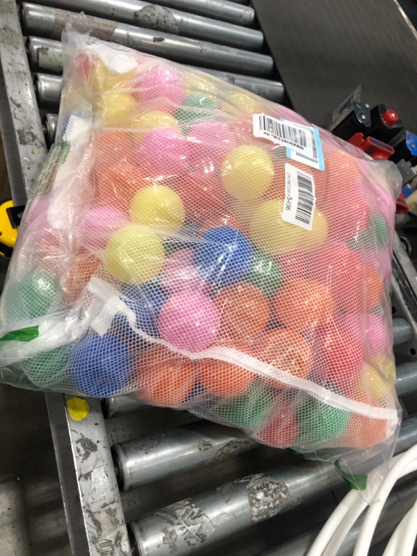 Photo 2 of Click N' Play Ball Pit Balls for Kids, Plastic Refill Balls, 200 Pack, Phthalate and BPA Free, Includes a Reusable Storage Bag with Zipper, Bright Colors, Gift for Toddlers and Kids