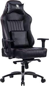 Photo 1 of [PARTS ONLY/ SEE NOTES]
Big and Tall 400lb Memory Foam Gaming Chair - Black