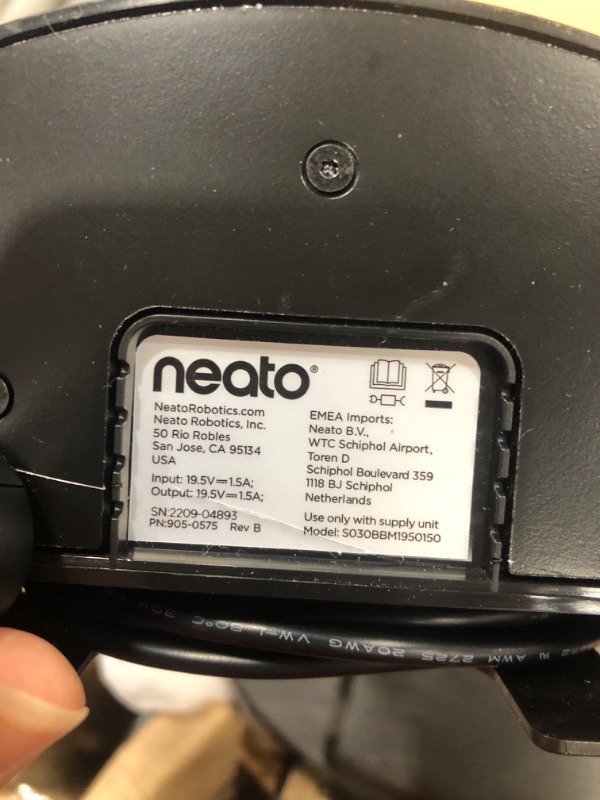 Photo 5 of (PARTS ONLY)Neato D9 Intelligent Robot Vacuum Cleaner–LaserSmart Nav, Smart Mapping, Cleaning Zones, WiFi Connected, 200-Min Runtime, Powerful Suction, Turbo Clean, Corners, Pet Hair, XXL Dustbin, Alexa. 945-0445