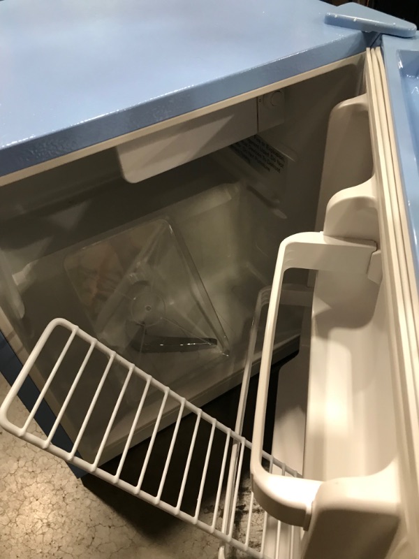 Photo 1 of Frigidaire EFR176-BLUE 1.6 cu ft Blue Retro Fridge with Side Bottle Opener. for The Office, Dorm Room or Cabin
