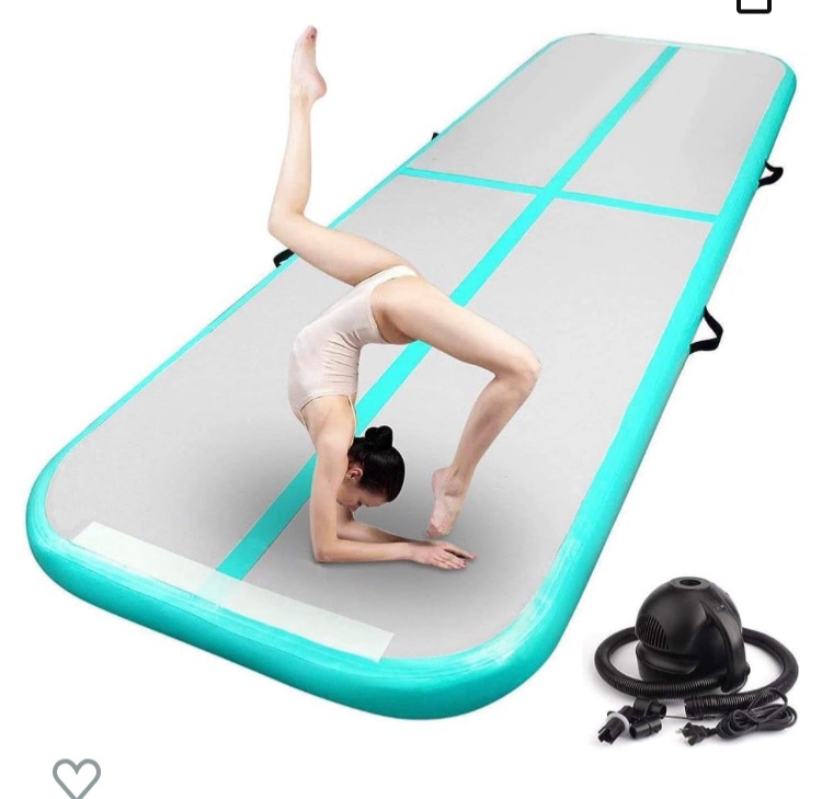 Photo 1 of *UNKNOWN SIZING** FBSPORT  Inflatable Air Gymnastics Mat Training Mats 4/8 inches Thickness Gymnastics Tracks for Home Use/Training/Cheerleading/Yoga/Water with Pump