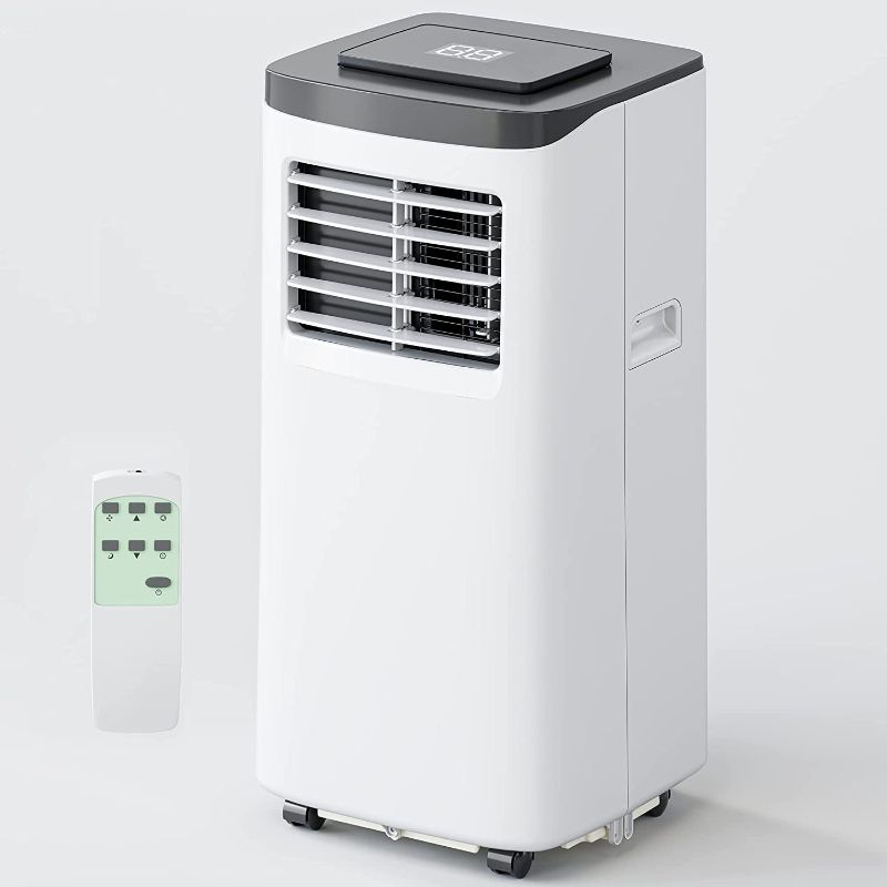 Photo 1 of *POWERS ON** FIOGOHUMI 10000BTU Portable Air Conditioner - Portable AC Unit with Built-in Dehumidifier Fan Mode for Room up to 250 sq.ft. - Room Air Conditioner with 24Hour Timer & Remote Control Window Mount Kit A019BDJ
