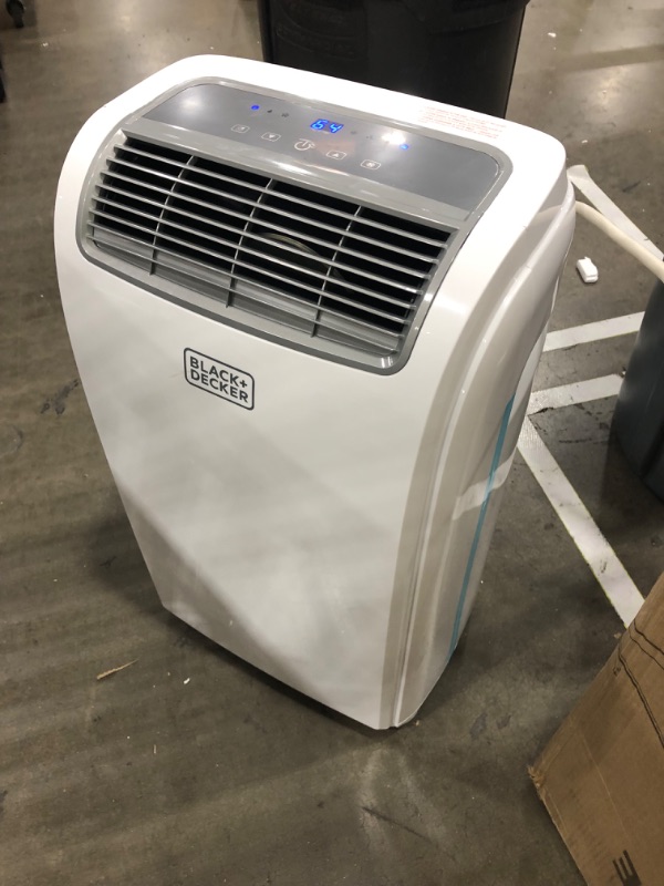 Photo 2 of (PARTS ONLY)BLACK+DECKER 8,000 BTU Portable Air Conditioner up to 350 Sq. with Remote Control, White
