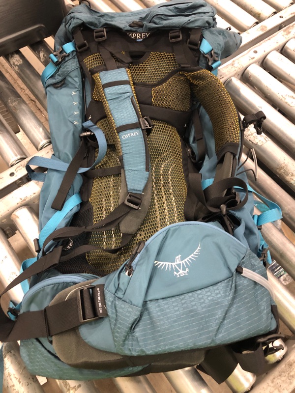 Photo 3 of LIKE NEW**Osprey Atmos AG 65 Men's Backpacking Backpack Large/X-Large Venturi Blue