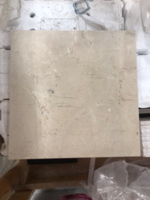 Photo 2 of 15 boxes
Marble - 12" x 12" Square Floor and Wall Tile - Honed Visual - Sold by Carton (10 SF/Carton)