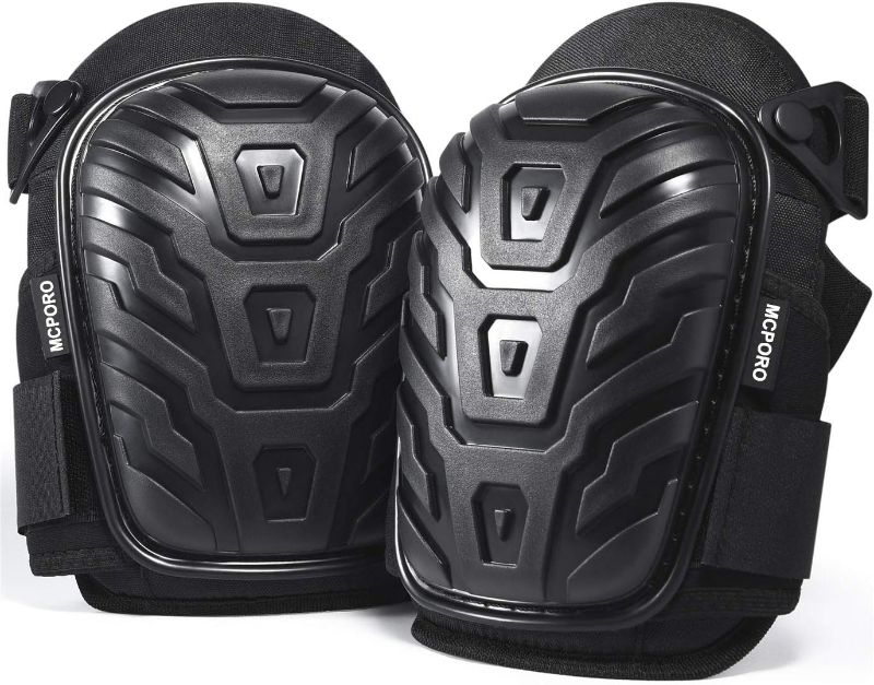 Photo 1 of *DIFFERENT FROM STOCK PHOTO* Professional Knee Pads for Work – Breathable Heavy Duty Construction Pads With Foam Padding for Construction, Gardening, Flooring with Adjustable Non-Slip Straps (1)
