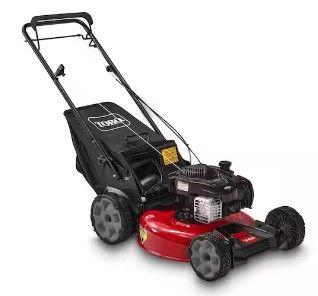 Photo 1 of 21 in. Recycler Briggs and Stratton 140cc Self-Propelled Gas RWD Walk Behind Lawn Mower with Bagger
