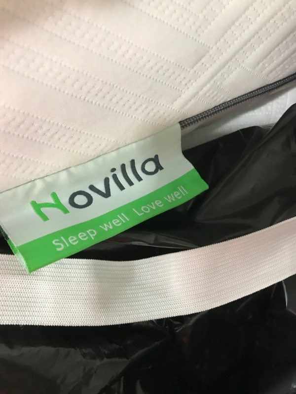 Photo 3 of 
Novilla 4 Inch Memory Foam Mattress Topper Full, Medium Firm Full Size Mattress Topper