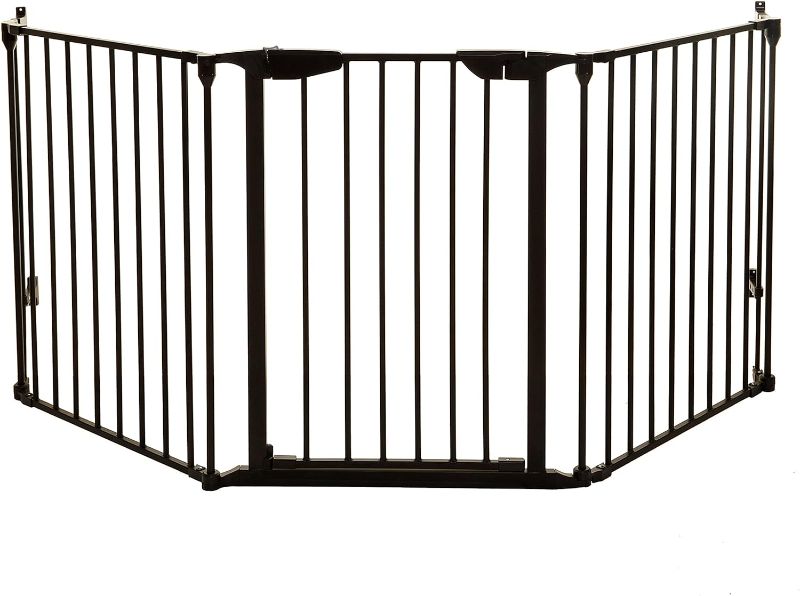 Photo 1 of 
Dreambaby Newport Adapta Baby Gate - Use at Top or Bottom of Stairs - for Straight, Angled or Irregular Shaped Openings (Black)
Color:Black