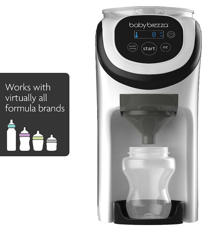 Photo 1 of Baby Brezza Formula Pro Mini Baby Formula Maker – Small Baby Formula Mixer Machine Fits Small Spaces and is Portable for Travel– Bottle Makers Makes The Perfect Bottle for Your Infant On The Go, White
