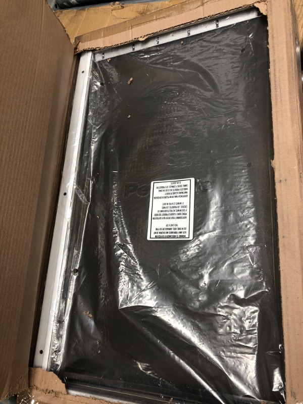 Photo 5 of **PARTS ONLY NON REFUNDABLE NO RETURNS*
**USED*PetSafe Extreme Weather Dog and Cat Door - Aluminum Frame Pet Door - X-Large Aluminum X-Large