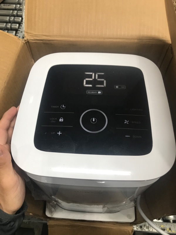 Photo 2 of (PARTS ONLY)Waykar 2500 Sq. Ft Home Dehumidifier with Drain Hose for Bedrooms, Basements, Bathrooms, and Laundry Rooms - with Intelligent Touch Control and 4 Air Outlets, 24 Hr Timer, and 0.58 Gallon Water Tank