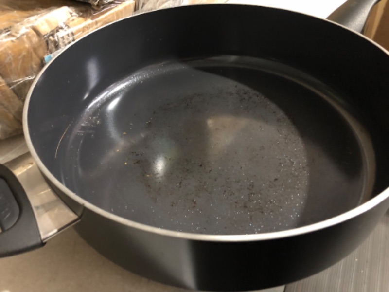 Photo 3 of **USED**
GreenPan Chatham Black 5QT Saute Pan with Lid