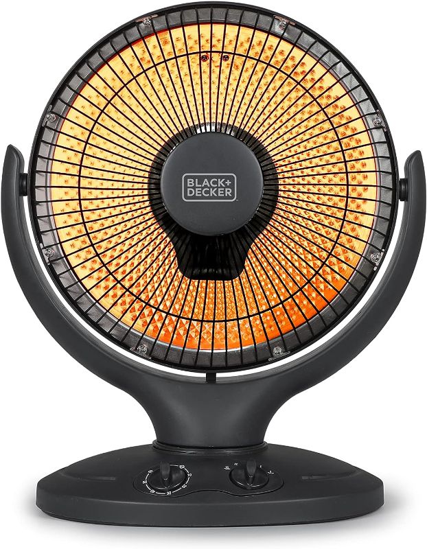 Photo 1 of [ITEM IS NONFUNCTIONAL, FOR PARTS]
BLACK+DECKER Portable Heater for Rooms up to 161 Sq. Ft., Oscillating Space Heater & Heater for Bedroom NONREFUNDABLE