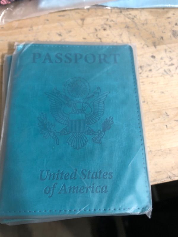 Photo 1 of 3 PACK***Doulove Passport and Vaccine Card Holder Combo, Upgrade Passport Holder with Vaccine Card Slot, Pu Leather Passport Cover for Women Men Teal