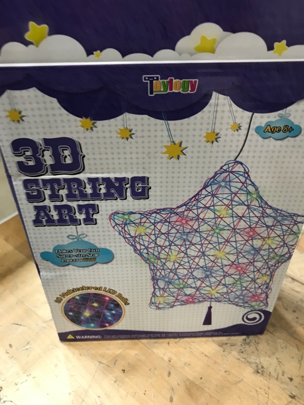 Photo 3 of 3D String Art Kit for Kids - Upgraded Makes a Light-Up Star Lantern with Multi-Colored Lights - Crafts for Girls and Boys - Kids Gifts - DIY Arts & Craft Kits for 8, 9, 10, 11, 12 Year Old Girl