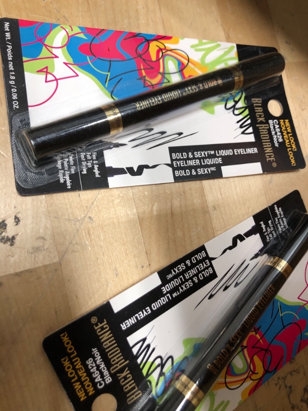 Photo 1 of *SET OF 2* Black Radiance Bold and Sexy Liquid Eyeliner, Black, 2.4 Gram
