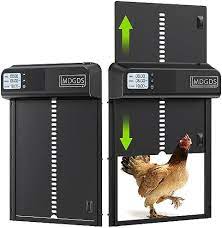 Photo 1 of  Automatic Chicken Coop Door, Remote Control, Opener with Timer, Battery Powered LCD Screen, Evening and Morning Delay, Aluminum Chicken Coop Door for Poultry
