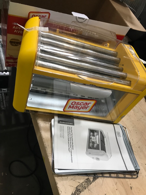 Photo 2 of ***see notes***Oscar Mayer Extra Large 8 Hot Dog Roller & 8 Bun Toaster Oven, Stainless Steel Grill Rollers, Non-stick Warming Racks, Perfect for Hot Dogs, Egg Rolls, Veggie Dogs, Sausages, Brats, Adjustable Timer Oscar Mayer Roller