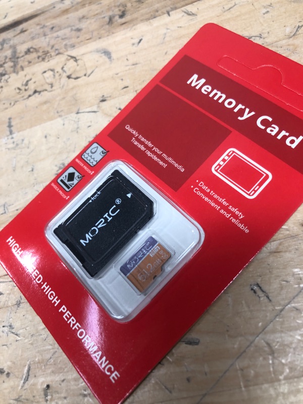 Photo 2 of 512GB Micro SD Card with Adapter Memory Card Class 10 High Speed TF Card for Smartphone,Dash Cam,Camcorder,Surveillance,Drone