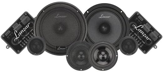 Photo 1 of 
LANZAR 3-Way Universal Car Stereo Speakers - 80W High Powered Full Range Three-Way Car Audio w/ 4 Ohm, 1" High-Temperature Voice Coil, 25oz Magnet -...