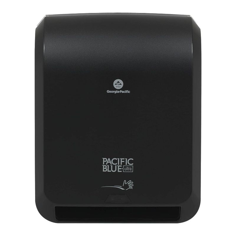 Photo 1 of 
Pacific Blue Ultra 8" High-Capacity Automated Touchless Paper Towel Dispenser by GP PRO (Georgia-Pacific); Black; 59590; 12.9" W x 9" D x 16"...
Style:Automated dispenser