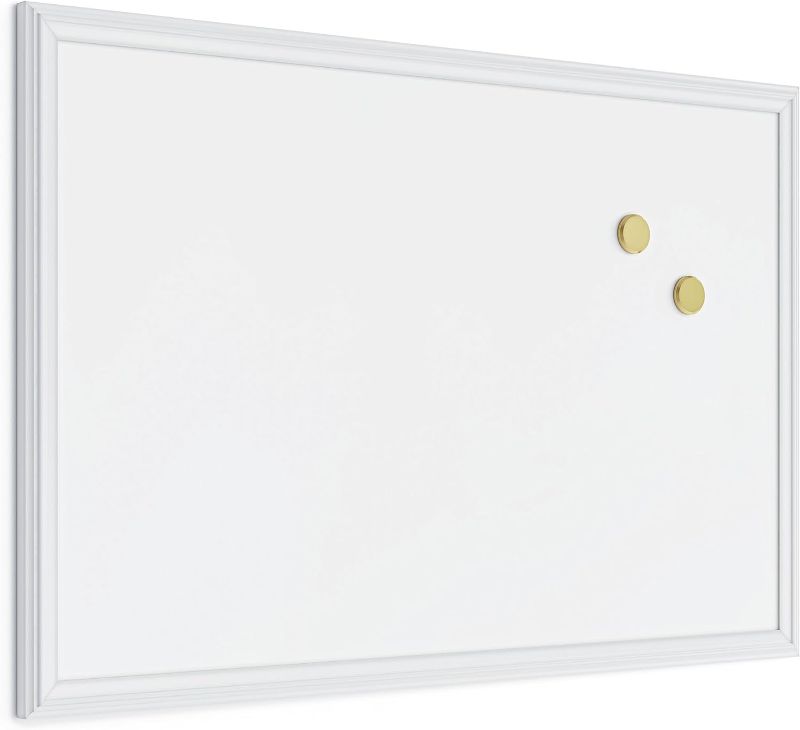 Photo 1 of 
U Brands Magnetic Dry Erase Board, 20 x 30 Inches, White Wood Frame (2071U00-01)
Size:20" x 30"