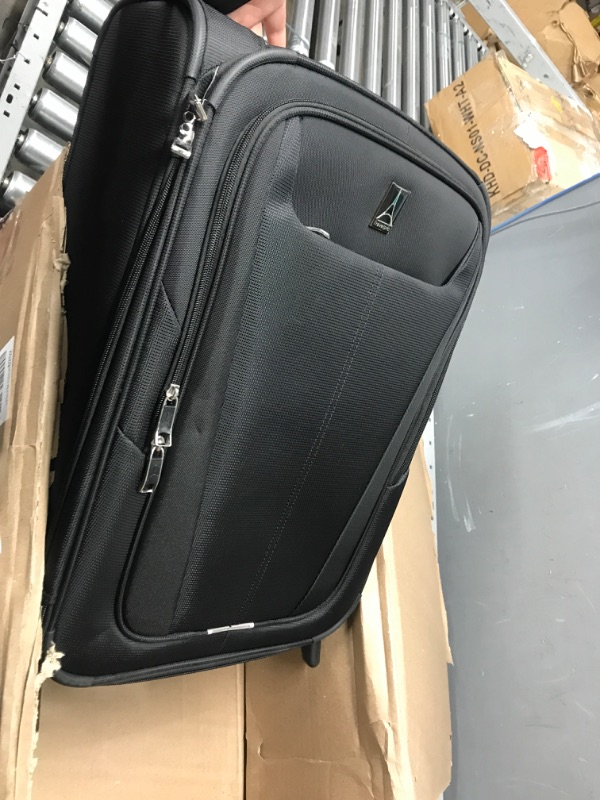 Photo 5 of * used item * see all images * 
Travelpro Crew Versapack Softside Expandable Spinner Wheel Luggage, Jet Black, Carry-On 21-Inch