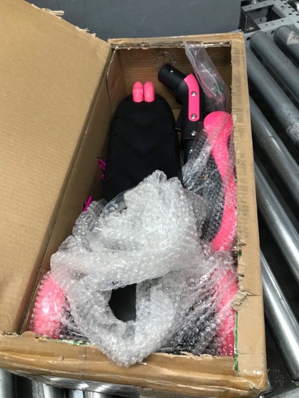 Photo 1 of **SEE NOTES**
Kids Scooter – Foldable Seat – LED Wheel Lights Illuminate When Rolling  - by Lifemaster Watermelon