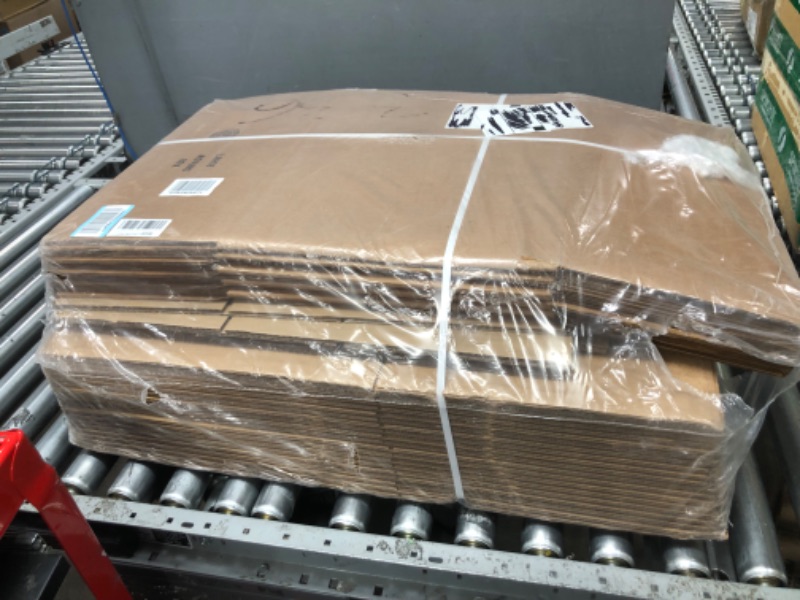 Photo 4 of Amazon Basics Cardboard Moving Boxes - 10-Pack, Medium, 18" x 14" x 12" Medium 10-Pack Moving Boxes