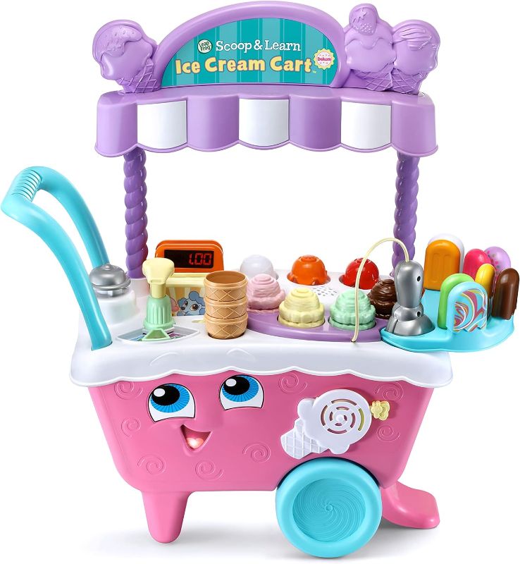 Photo 1 of **READ NOTES BELOW*LeapFrog Scoop and Learn Ice Cream Cart Deluxe (Frustration Free Packaging) , Pink & Scout and Violet 100 Words Book (Amazon Exclusive), Purple Deluxe + Words Book