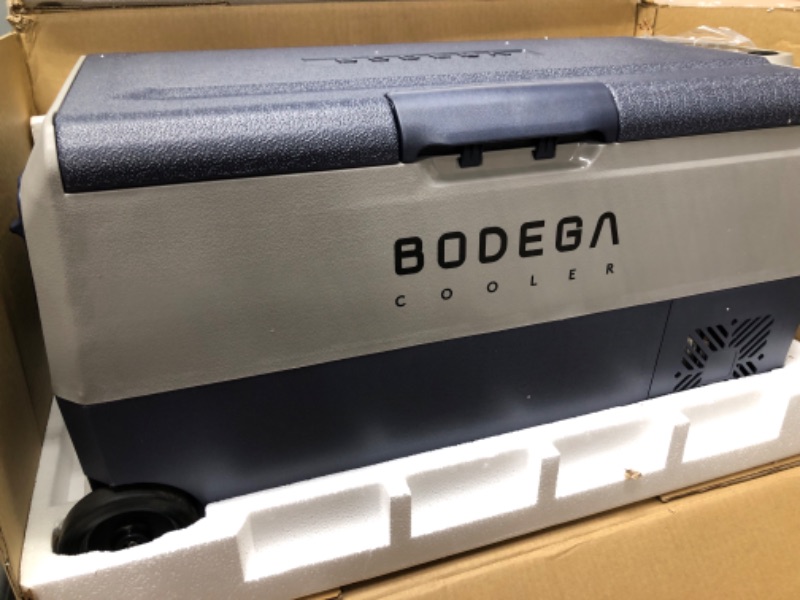 Photo 1 of ?Upgraded?BODEGA 12 Volt Car Refrigerator, Portable Freezer, Car Fridge Dual Zone WIFI APP Control, 38 Quart?36L?-4?-68? RV Compressor Car Cooler 12/24V DC and 100-240V AC for Outdoor, Travel, Camping 38 Quart blue