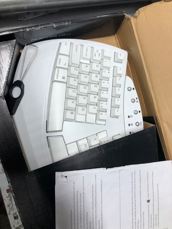 Photo 1 of Perixx Periboard-612 Wireless Ergonomic Split Keyboard, US English Layout