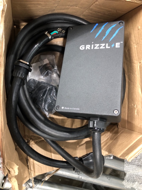 Photo 2 of ***SEE NOTES***Grizzl-E Level 2 EV Charger, 16/24/32/40 Amp, NEMA 14-50 Plug/06-50 Plug, 24 feet Premium Cable, Indoor/Outdoor Car Charging Station, Classic/Avalanche/Extreme (Classic 14-24-PB)… NEMA 14-50 Black