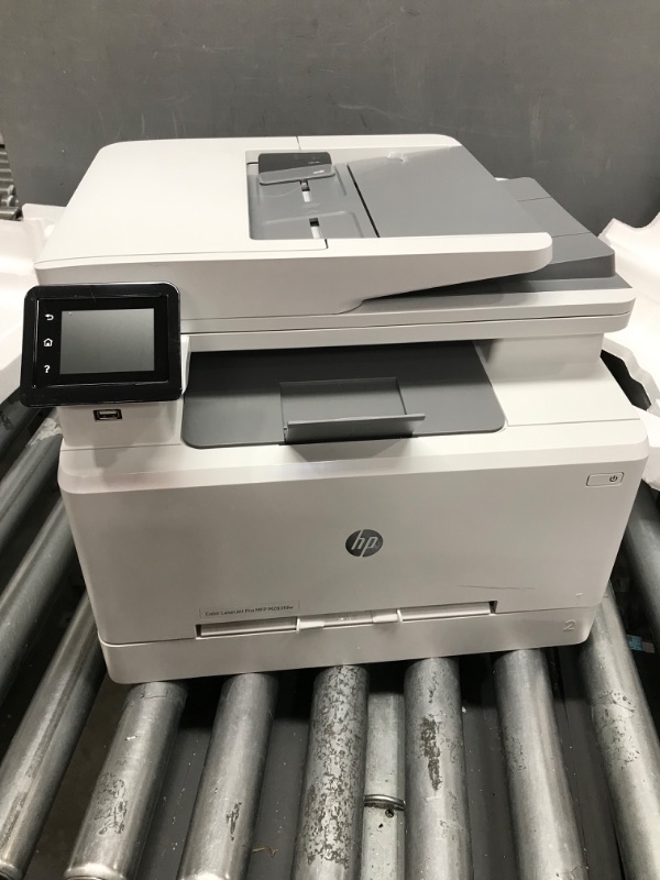 Photo 2 of HP Color LaserJet Pro M283fdw Wireless All-in-One Laser Printer, Remote Mobile Print, Scan & Copy, Duplex Printing, Works with Alexa (7KW75A), White