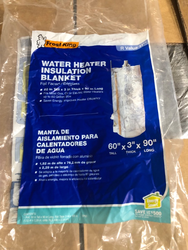 Photo 2 of **PREVIOUSLY OPENED** Frost King Water Heater 3 In. Insulation Jacket