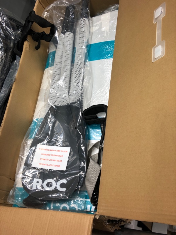 Photo 1 of Roc Inflatable Stand Up Paddle Boards with Premium SUP Paddle Board Accessories, Wide Stable Design, Non-Slip Comfort Deck for Youth & Adults Teal