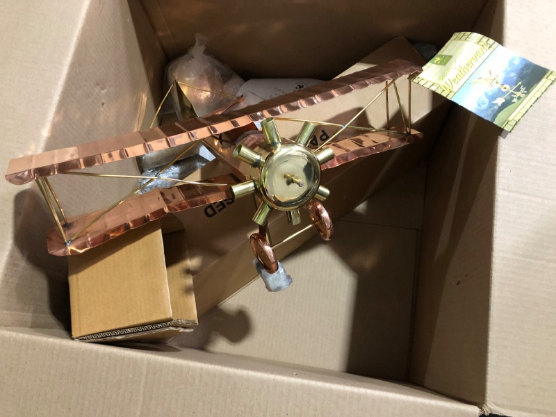 Photo 3 of **PARTS ONLY** **MISSING PIECE** Good Directions Biplane Weathervane, Pure Copper