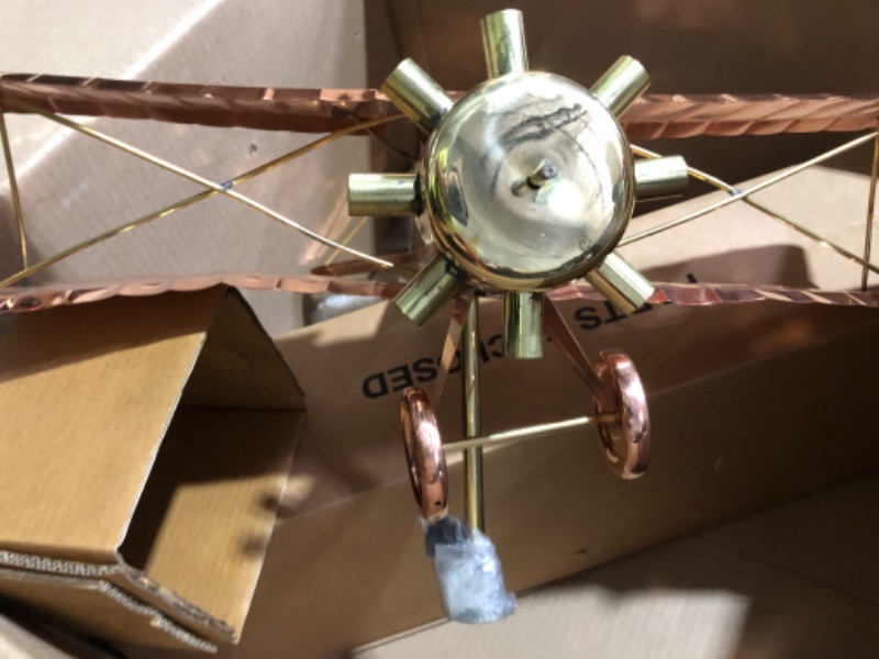 Photo 7 of **PARTS ONLY** **MISSING PIECE** Good Directions Biplane Weathervane, Pure Copper