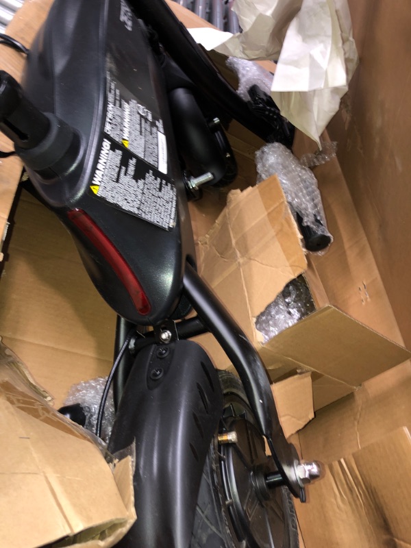 Photo 2 of [FOR PARTS, READ NOTES]
Jetson LX10 Folding Electric Bike, Includes Easy Folding Mechanism,250 Watt Motor, Top Speed of 15.5 mph, Twist Throttle,10" Wheels Onyx NONREFUNDABLE