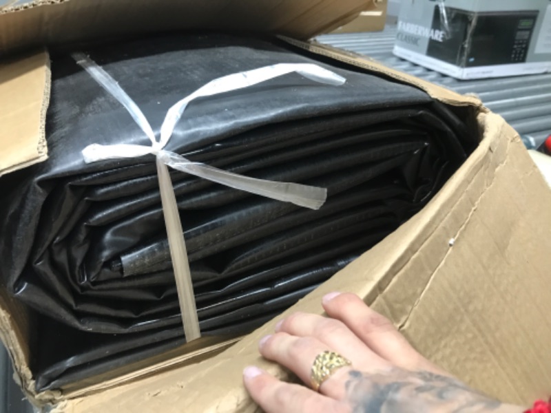 Photo 2 of **NONREFUNDABLE**FOR PARTS OR REPAIR**SEE NOTES**
UWIOFF Pond Liner 15 x 20ft 20 mil Pond Liners for Outdoor Ponds, UV Resistant LDPE Fish Pond Liner for Backyard Koi Ponds, Pool, Water Features, Fountains, Waterfall and Water Gardens, Black 15 ft x 20 ft