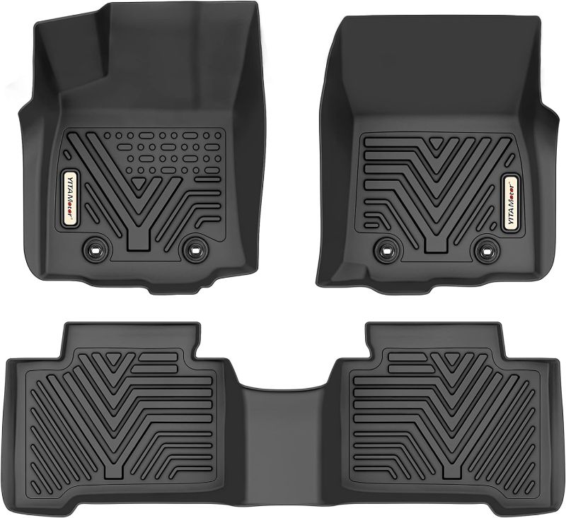 Photo 1 of 
YITAMOTOR Floor Mats Compatible with Tacoma Double Cab, Custom Fit Floor Liners for 2018-2023 Toyota Tacoma, 1st & 2nd Row All Weather Protection, Black
Style:2018-2023