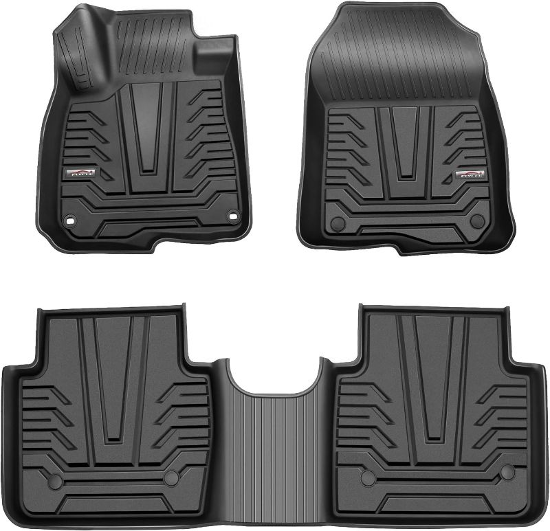 Photo 1 of 
Car Floor Mats  Black All Weather Waterproof First and Second Row